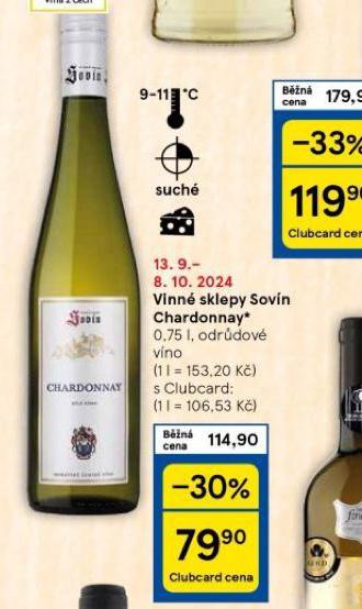 VINN SKLEPY SOVN CHARDONNAY