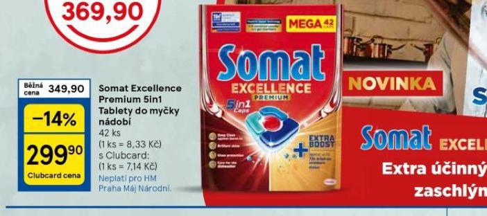 SOMAT EXCELLENCE PREMIUM TABLETY DO MYKY