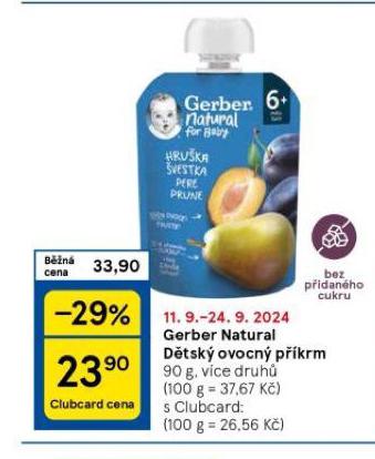 GERBER NATURAL DTSK OVOCN PKRM