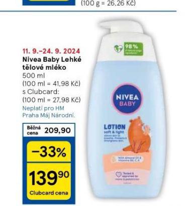 NIVEA BABY LEHK TLOV MLKO