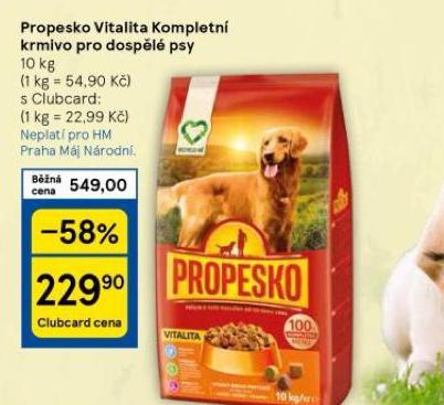 PROPESKO VITALITA KOMPLETN KRMIVO PRO DOSPL PSY