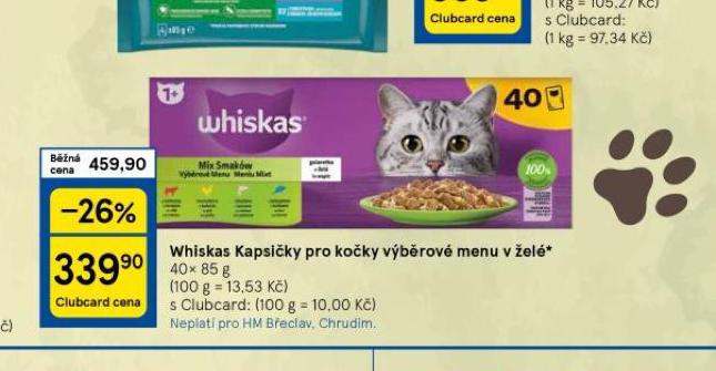 WHISKAS KAPSIKY PRO KOKY