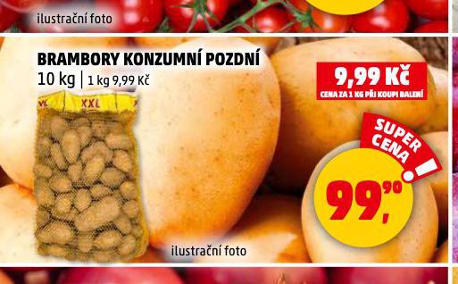 BRAMBORY KONZUMN POZDN