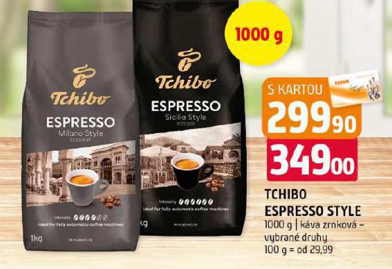 TCHIBO ESPRESSO STYLE ZRNKOV KVA