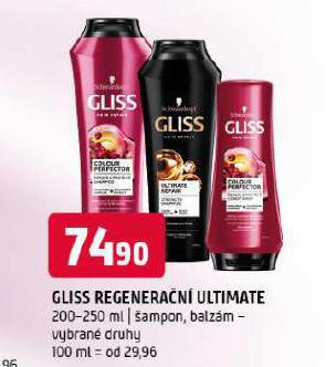 GLISS REGENERAN ULTIMATE AMPON, BALZN