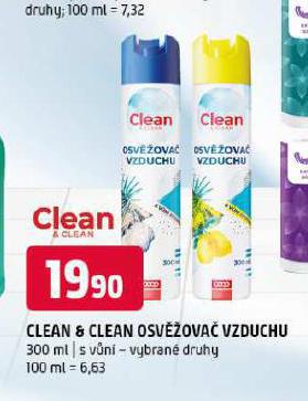 CLEAN & CLEAN OSV̎OVA VZDUCHU