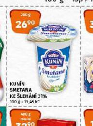 KUNN SMETANA KE LEHN 31%