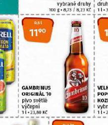 PIVO GAMBRINUS ORIGINL