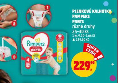 PAMPERS PLENKOV KALHOTKY