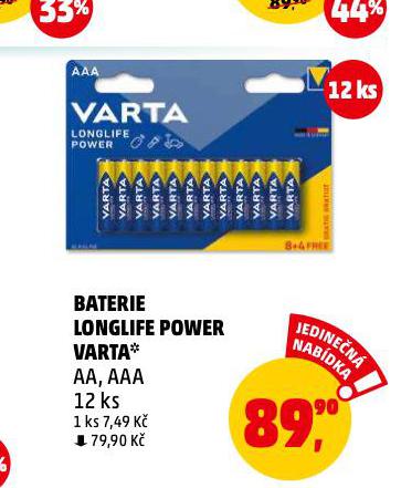 VARTA BATERIE