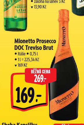 MIONETTO PROSECCO DOC TREVISO BRUT