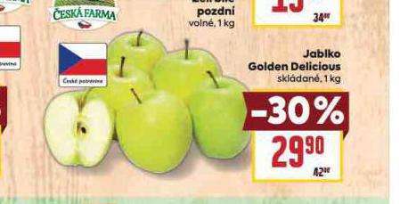 JABLKA GOLDEN DELICIOUS