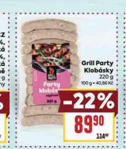 GRILL PARTY KLOBSKY