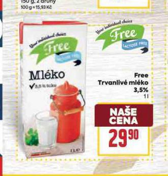 FREE TRVANLIV MLKO 3,5%