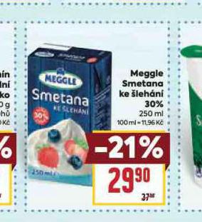 MEGGLE SMETANA KE LEHN 30%