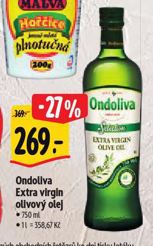 ONDOLIVA EXTRA VIRGIN OLIVOV OLEJ