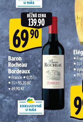 BARON ROCHEAU BORDEAUX