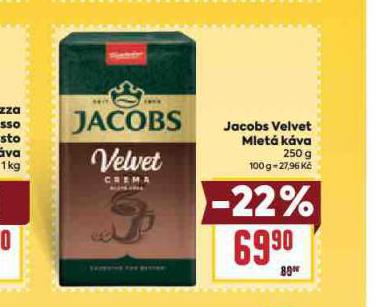 JACOBS VELVET MLET KVA