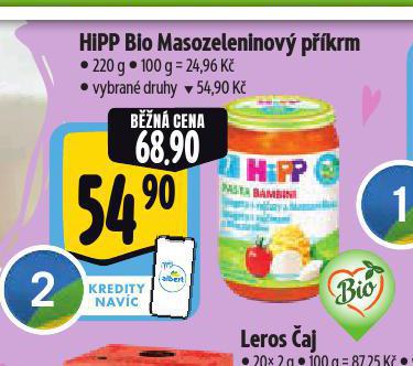 HIPP BIO MASOZELENINOV PKRM