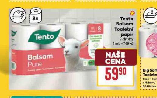 TENTO BALSAM TOALETN PAPR