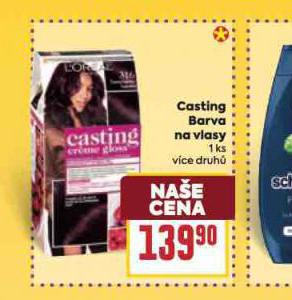 CASTING BARVA NA VLASY