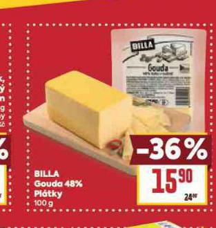 BILLA GOUDA 48% PLTKY