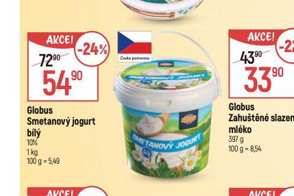 GLOBUS SMETANOV JOGURT