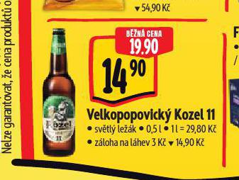 PIVO VELKOPOPOVICK KOZEL