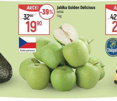 JABLKA GOLDEN DELICIOUS