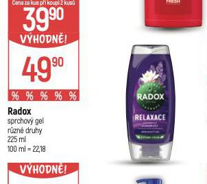 RADOX SPRCHOV GEL