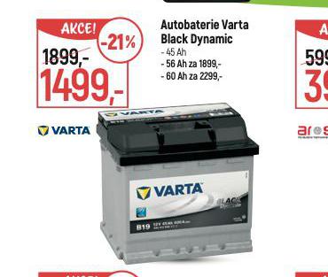 AUTOBATERIE VARTA BLACK DYNAMIC 45 Ah