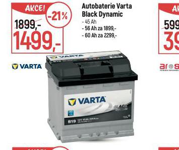 AUTOBATERIE VARTA BLACK DYNAMIC 56 Ah