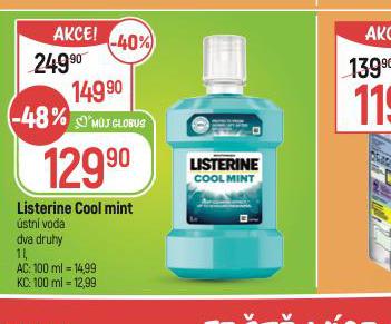 LISTERINE COOL MINT STN VODA