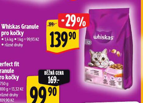 WHISKAS GRANULE PRO KOKY