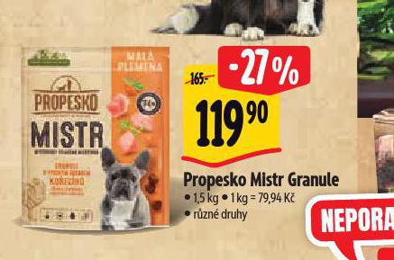 PROPESKO MISTR GRANULE PRO PSY