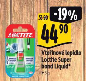 VTEINOV LEPIDLO LOCTITE SUPER BOND LIQUID