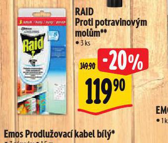 RAID PROTI POTRAVINOVM MOLM