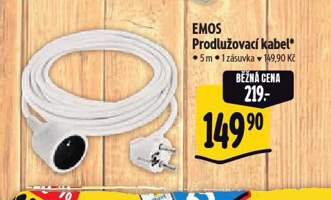 EMOS PRODLUOVAC KABEL