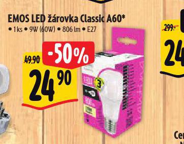 EMOS LED ROVKA CLASSIC A60