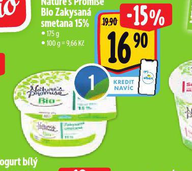 BIO ZAKYSAN SMETANA 15%