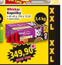 WHISKAS KAPSIKY PRO KOKY