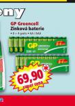 GP GREENCELL ZINKOV BATERIE