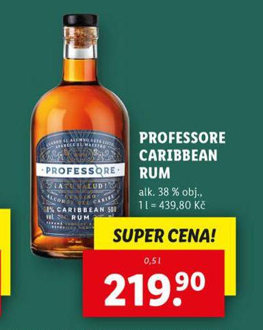 PROFESSORE CARIBBEAN RUM