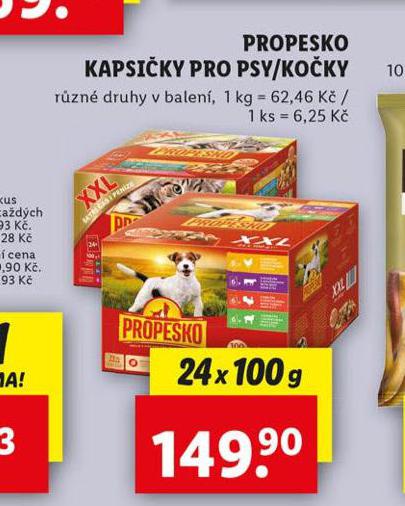 PROPESKO KAPSIKY PRO KOKY