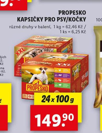 PROPESKO KAPSIKY PRO PSY