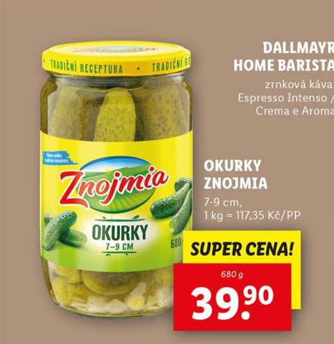 ZNOJMIA OKURKY