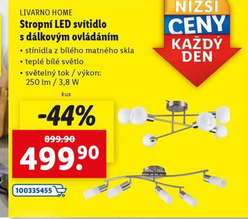 STROPN LED SVTIDLO S DLKOVM OVLDNM