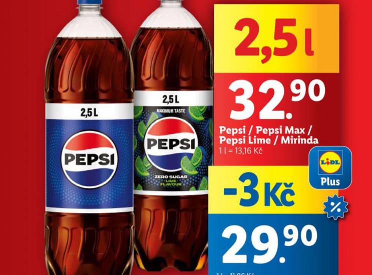 PEPSI / PEPSI MAX / PEPSI LIME / MIRINDA