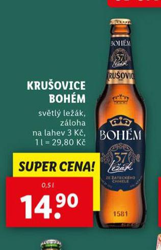 PIVO KRUOVICE BOHM