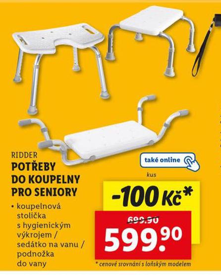 POTEBY DO KOUPELNY PRO SENIORY